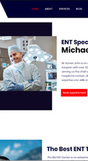 More ENT Website Templates